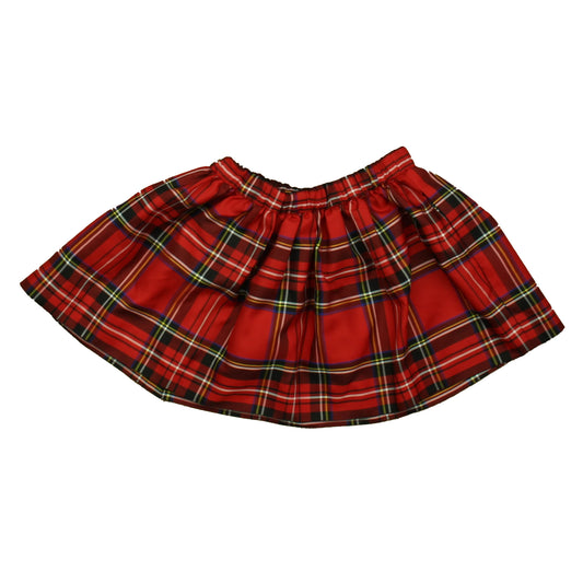 Crewcuts Girls Red Plaid Skirt Size: 2T Red Plaid