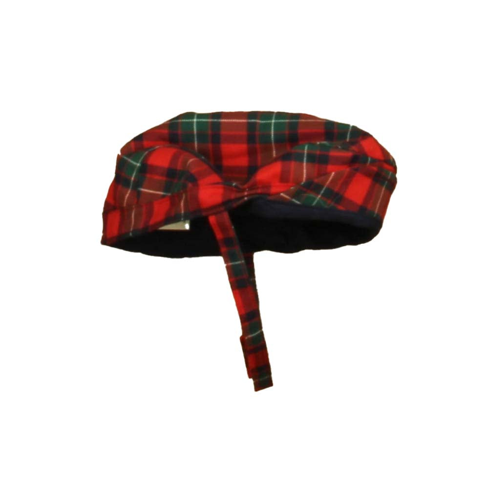 Janie and Jack Boys Red Plaid Hat Size: 0-3 Months Red Plaid