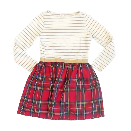Crewcuts Girls Red Plaid Dress Size: 8 Years Red Plaid