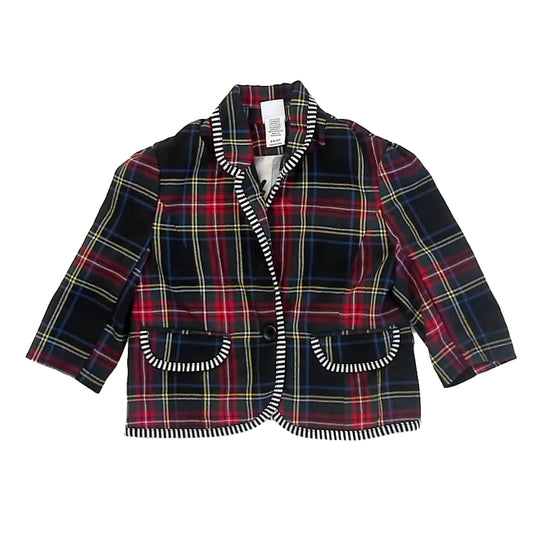 Harajuku Mini For Target Girls Red Plaid Jacket Size: 6 Years Red Plaid