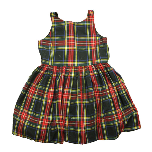 Ralph Lauren Girls Red | Plaid Special Occasion Dress Size: 8 Years Red | Plaid