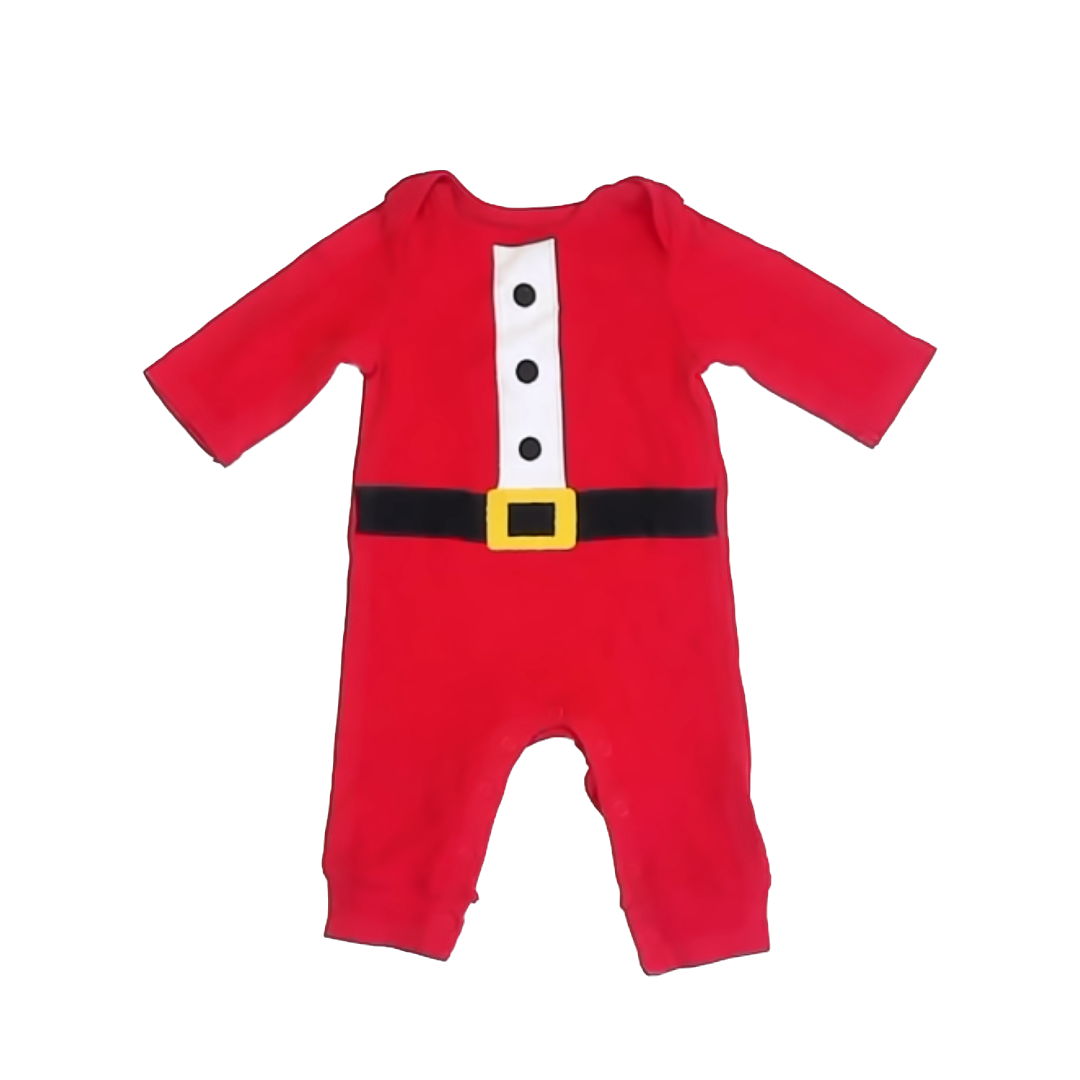 Carter's Girls Red | Santa Suit Onesie Size: 3 Months Red | Santa Suit