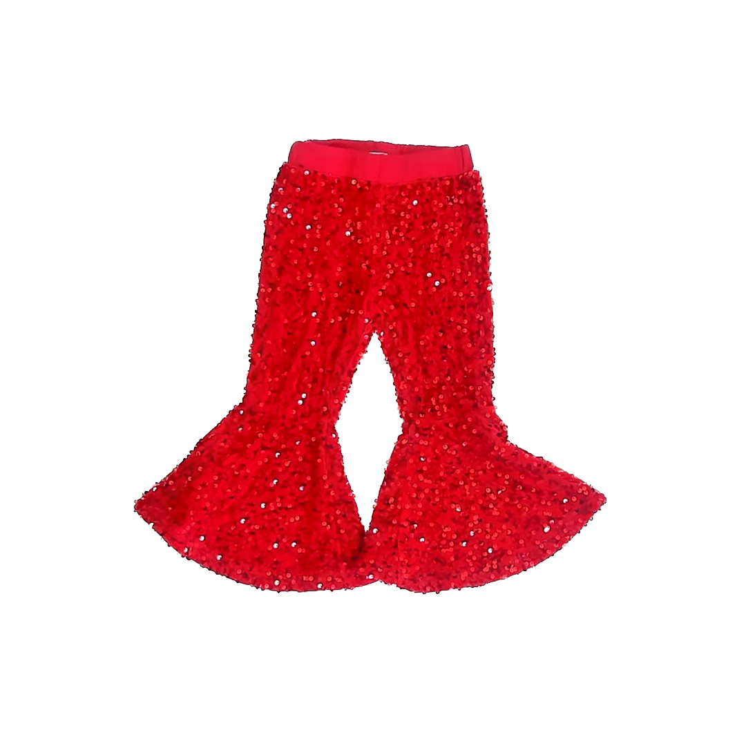 Unknown Girls Red Sequin Pants Size: *4-5T Red Sequin