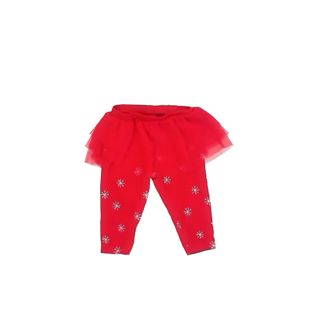Carter's Girls Red | Snow Leggings Size: 6 Months Red | Snow