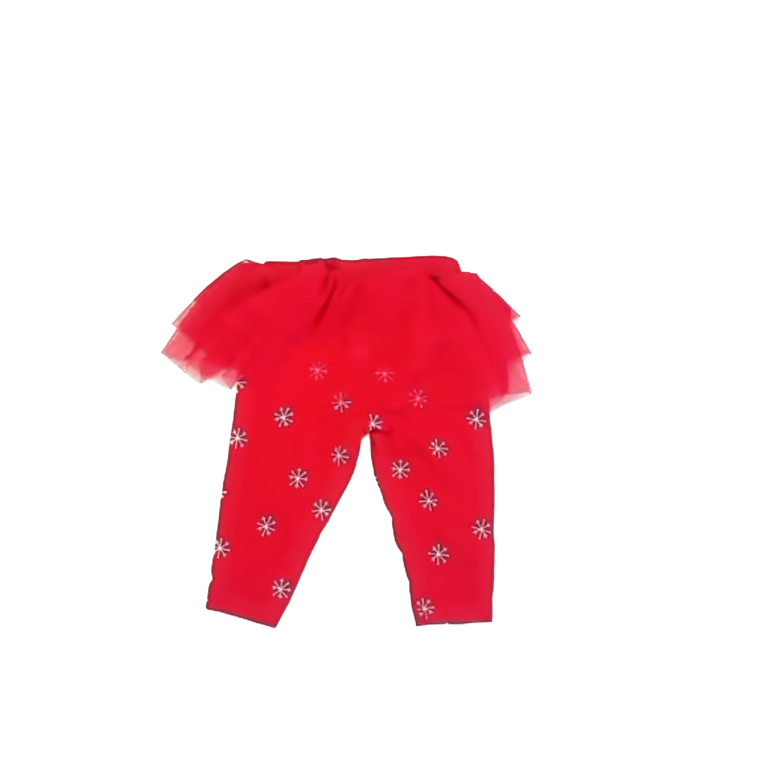 Carter's Girls Red | Snow Leggings Size: 6 Months Red | Snow