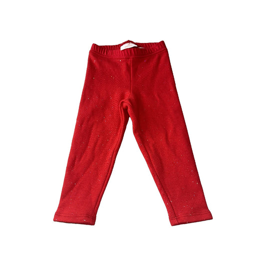 Cat & Jack Girls Red | Sparkle Pants Size: 18 months Red | Sparkle