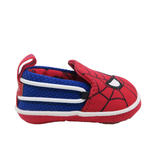 Marvel for Toms Boys Red Spiderman Shoes Size: 2 Infant Red Spiderman