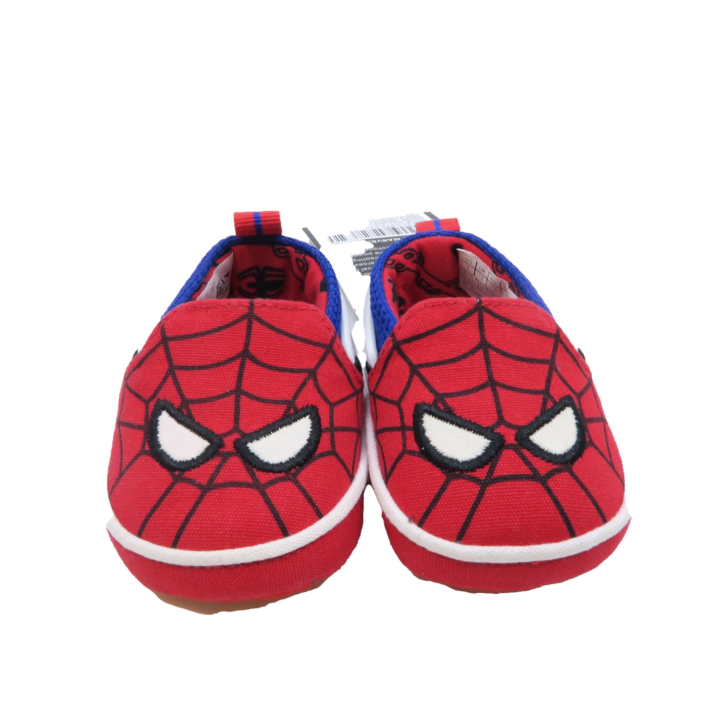 Marvel for Toms Boys Red Spiderman Shoes Size: 2 Infant Red Spiderman