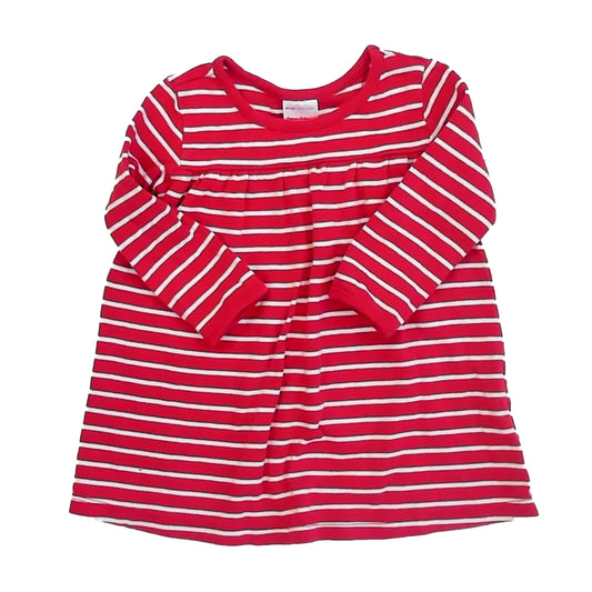 Hanna Andersson Girls Red Stripe Dress Size: 18-24 Months Red Stripe
