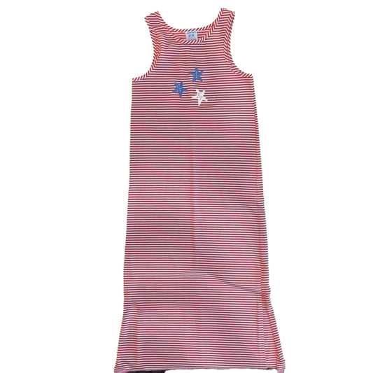 Kelly's Kids Girls Red Stripe Dress Size: 7-8 Years Red Stripe