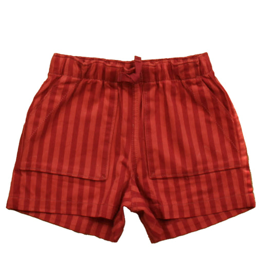 Tea Girls Red Stripe Shorts Size: 5 Years Red Stripe