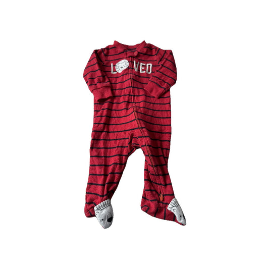 Carters Boys Red | Stripe Pajamas Size: 6 months Red | Stripe