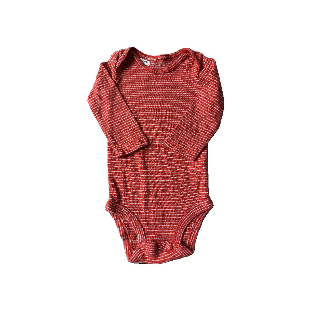 Carters Boys Red | Striped Onesie Size: 6 months Red | Striped