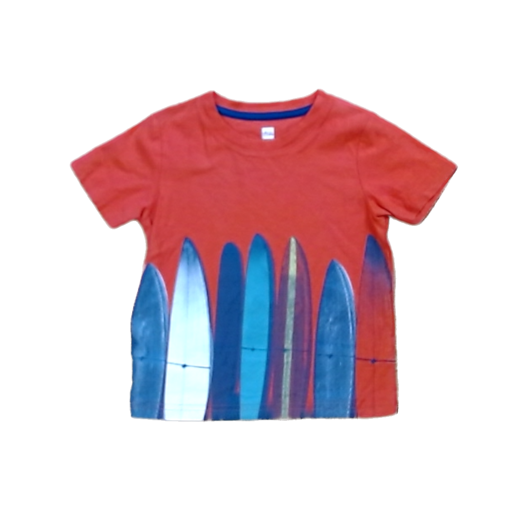 Tea Collection Boys Red | Surf Boards Shirt Size: 3T Red | Surf Boards
