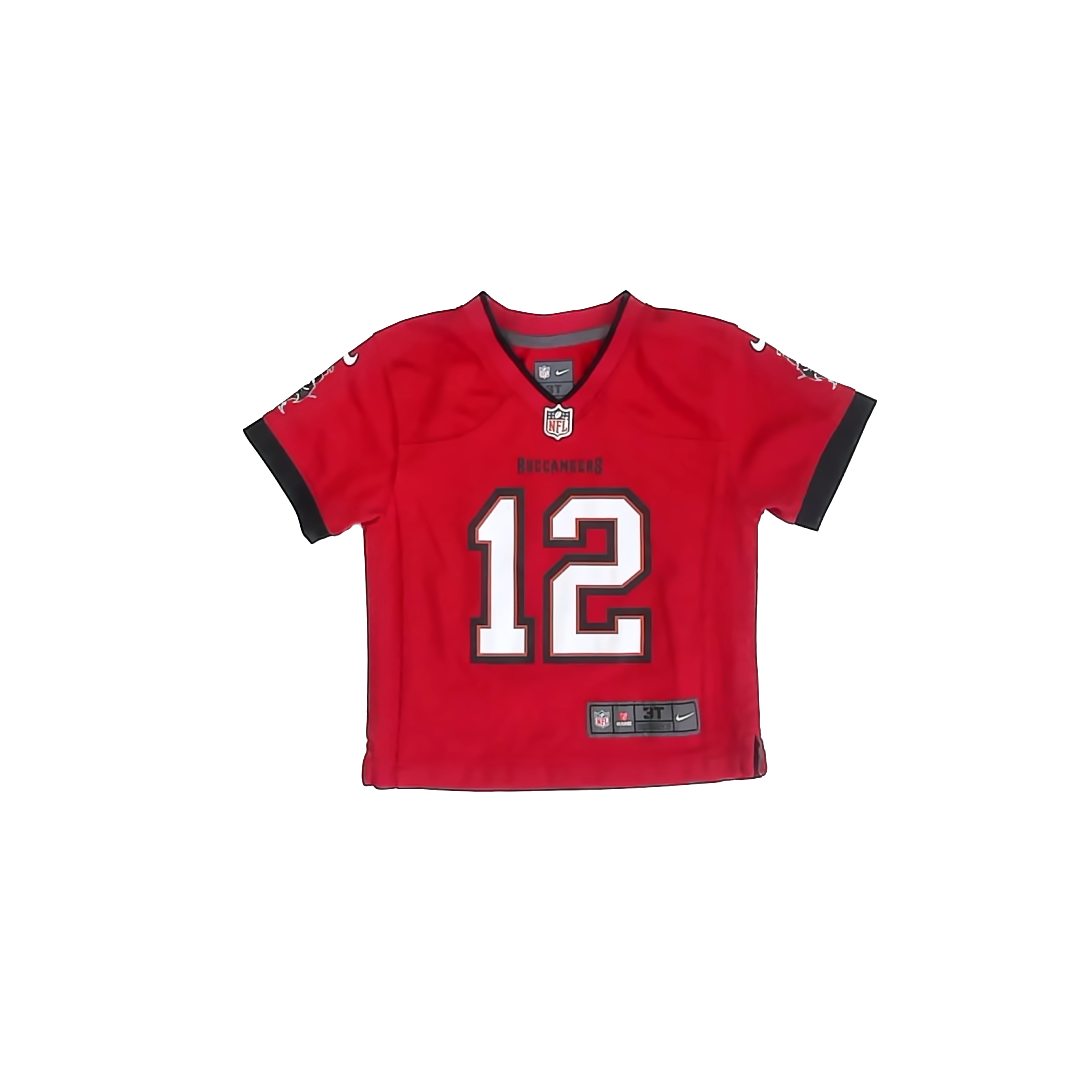NFL Boys Red Tampa Bay Buccaneers Sports Jersey Size: 3T Red Tampa Bay Buccaneers