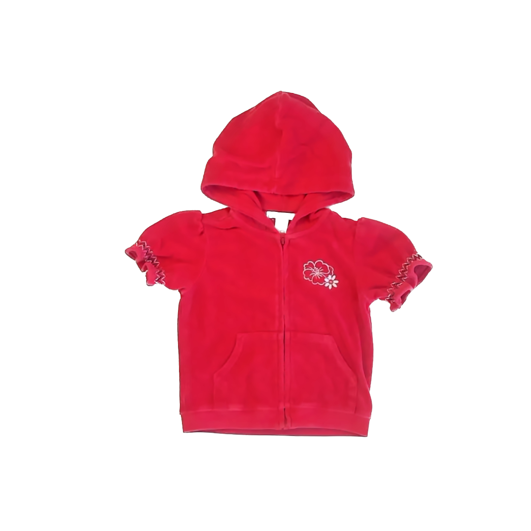 Janie and Jack Girls Red Terry Cloth Cover-up Size: 2T Red Terry Cloth
