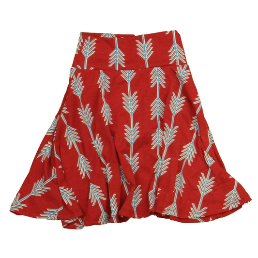 Lularoe Girls Red | Turquoise Skirt Size: 2T Red | Turquoise