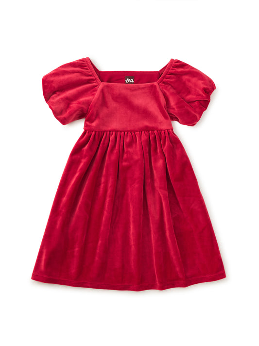 Tea Collection Girls Red Velour Dress Size: 5T Red Velour