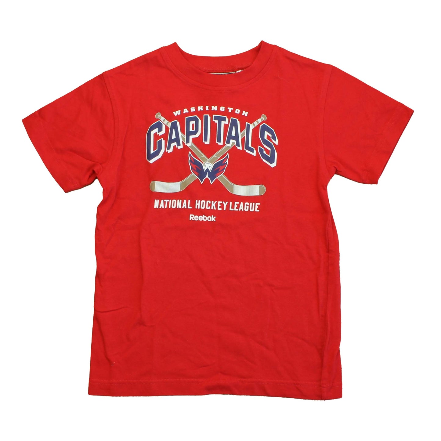 Reebok Boys Red | Washington Capitals T-Shirt Size: 8 Years