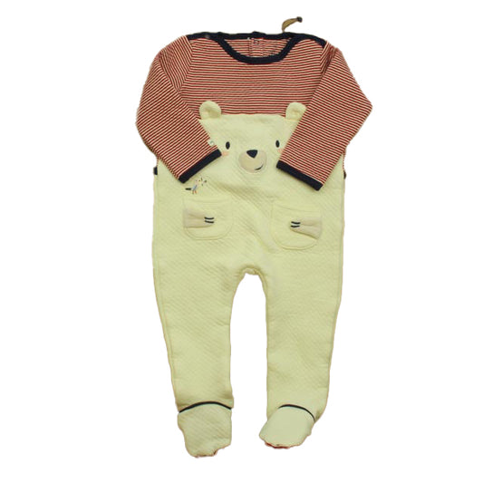 Sergent Major Boys Red | White | Blue Bear Long Sleeve Outfit Size: 24 Months