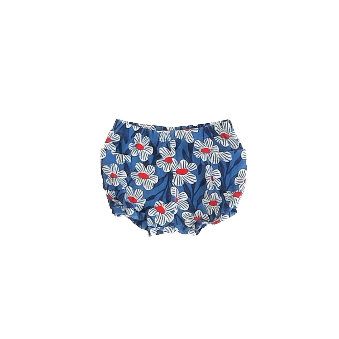 Hanna Andersson Girls Red | White | Blue Shorts Size: 3T Red | White | Blue