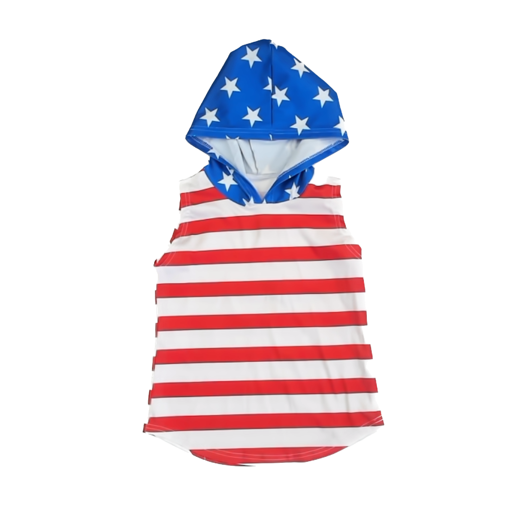 Unknown Boys Red | White | Blue Tank Top Size: 120, 130 Red | White | Blue