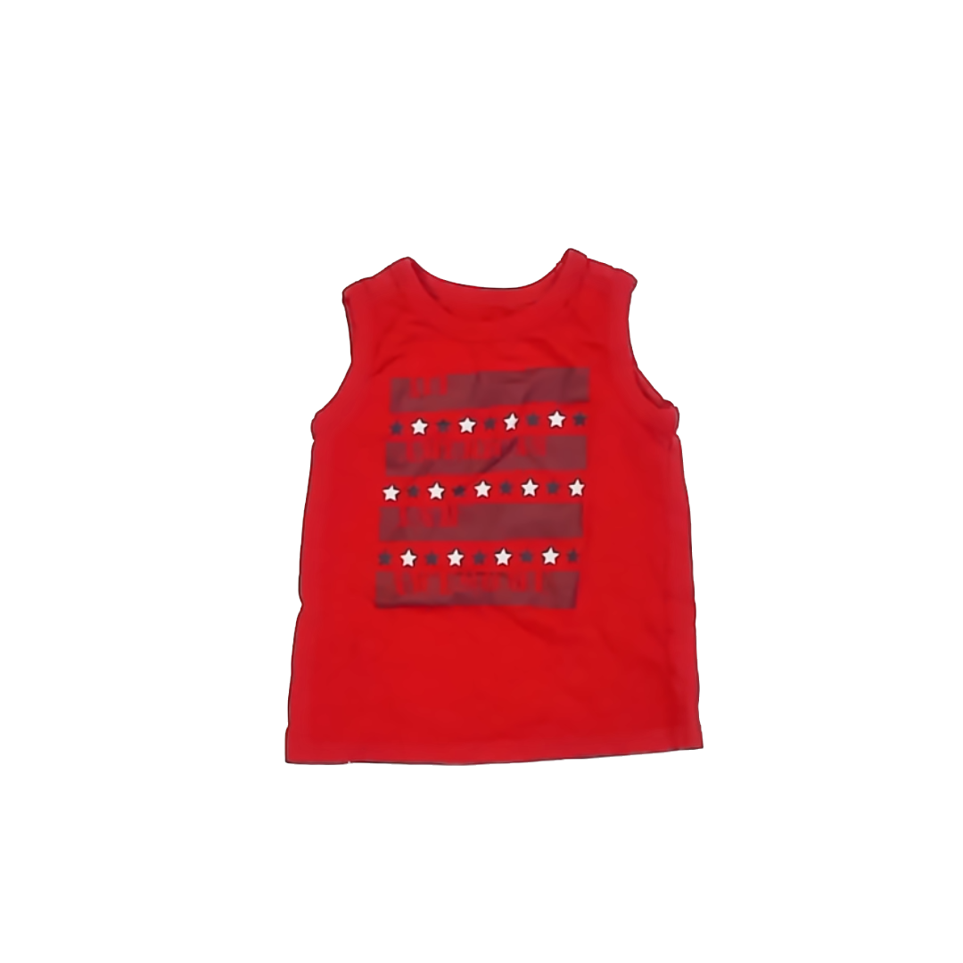 dip Boys Red | White | Blue Tank Top Size: 3T Red | White | Blue