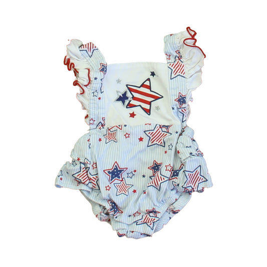 Good Lad Girls Red | White | Blue Romper Size: 6 Months Red | White | Blue
