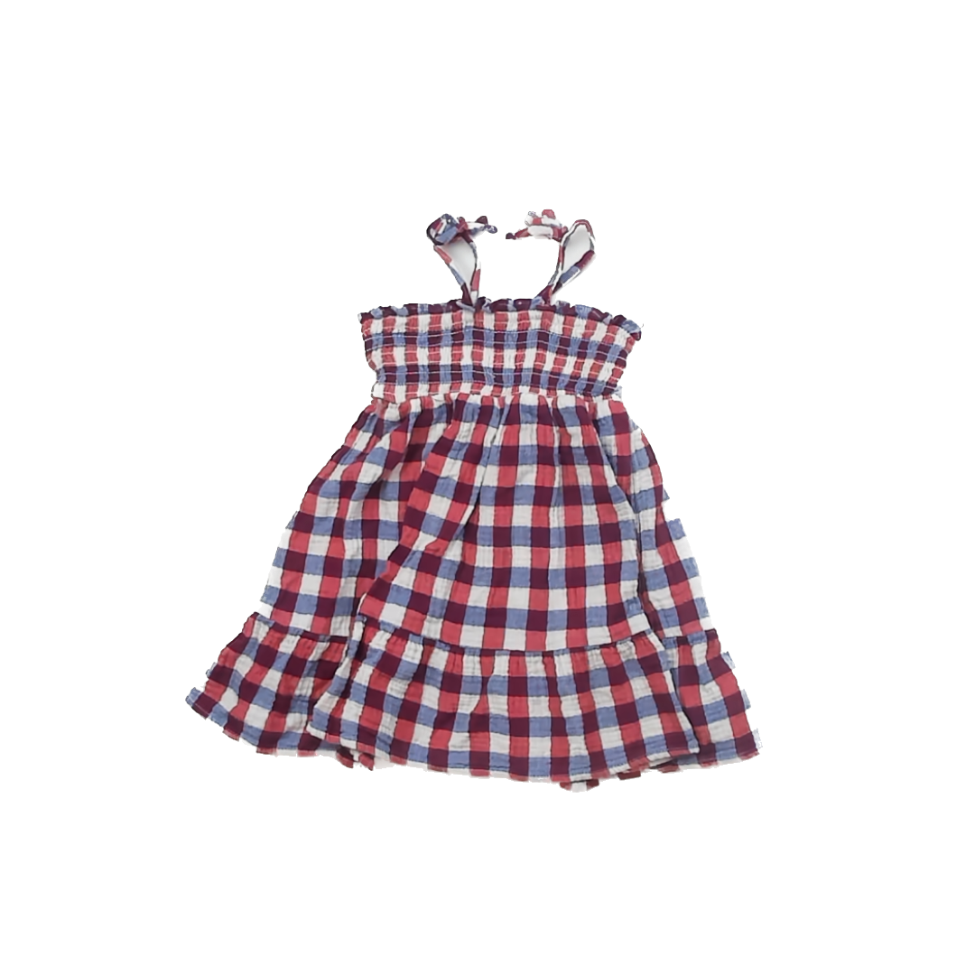 Cat & Jack Girls Red | White | Blue Dress Size: 3T Red | White | Blue