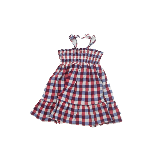Cat & Jack Girls Red | White | Blue Dress Size: 3T Red | White | Blue