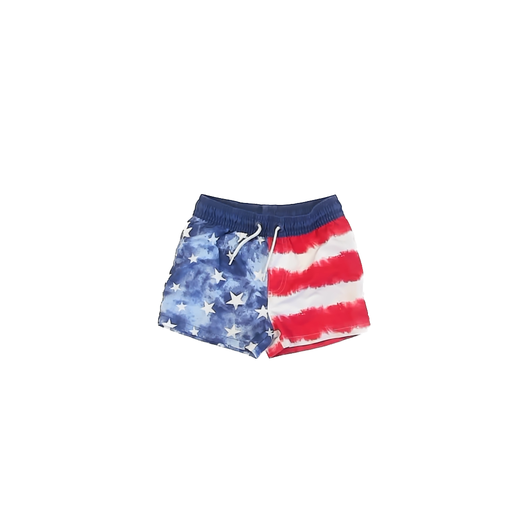 Os' Boys Red | White | Blue Trunks Size: 3T' Red | White | Blue