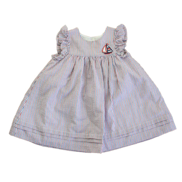 Marmellata Girls Red | White | Blue Dress Size: 18 Months Red | White | Blue