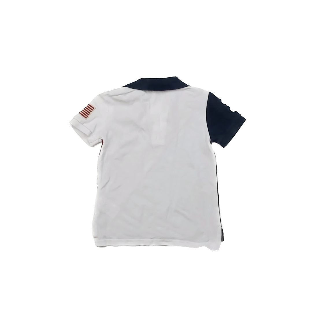 Polo Ralph Lauren Boys Red | White | Blue Polo Shirt Size: 4T Red | White | Blue