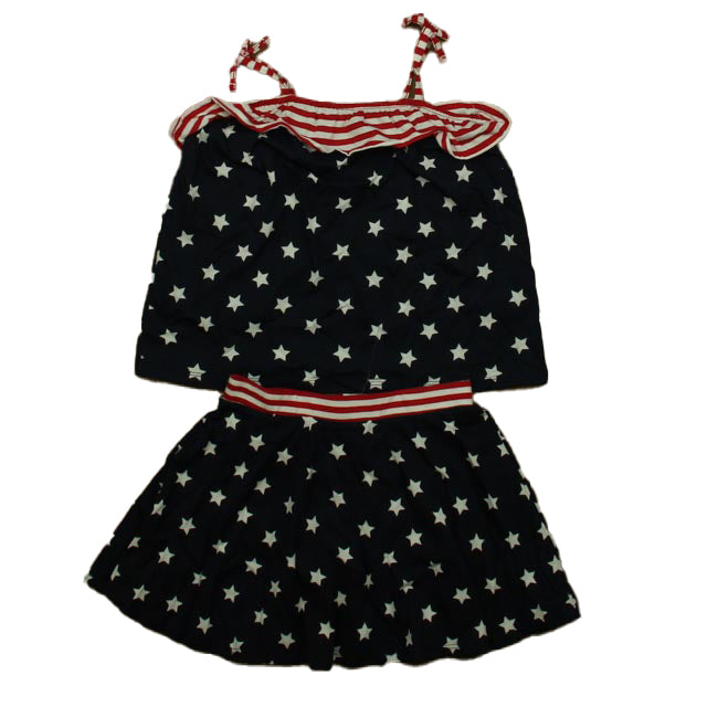 The Children's Place Girls Red | White | Blue Apparel Sets Size: 4T
