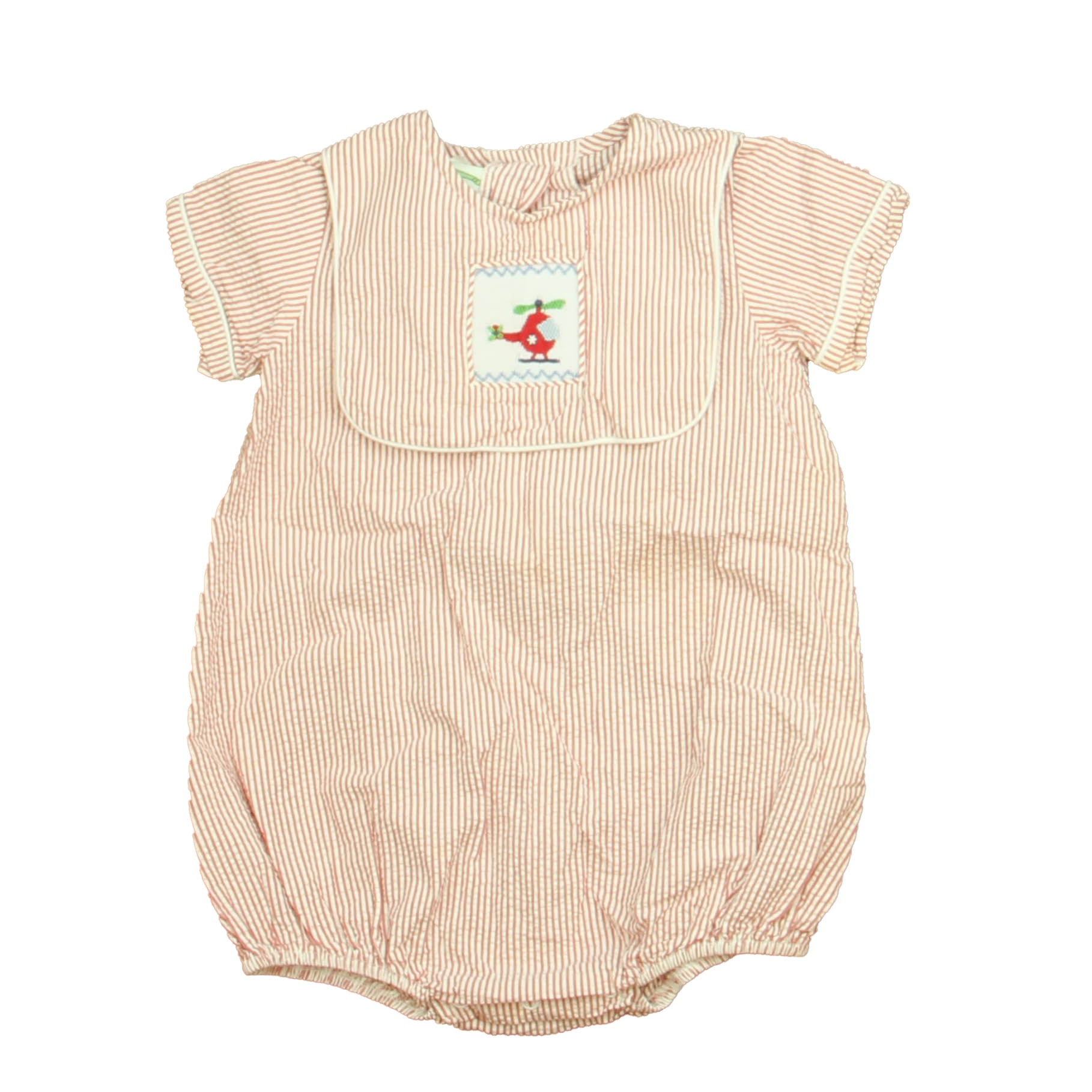 Zuccini Girls Red | White Helicopter Romper Size: 24 Months Red | White Helicopter