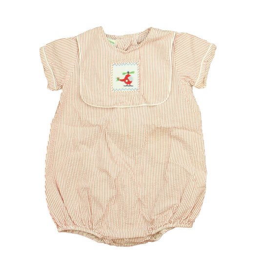 Zuccini Girls Red | White Helicopter Romper Size: 24 Months Red | White Helicopter
