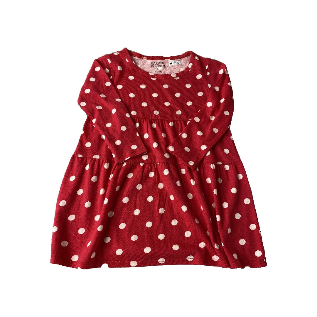Harper Canyon Girls Red | White | polka dot Dress Size: 2T Red | White | polka dot