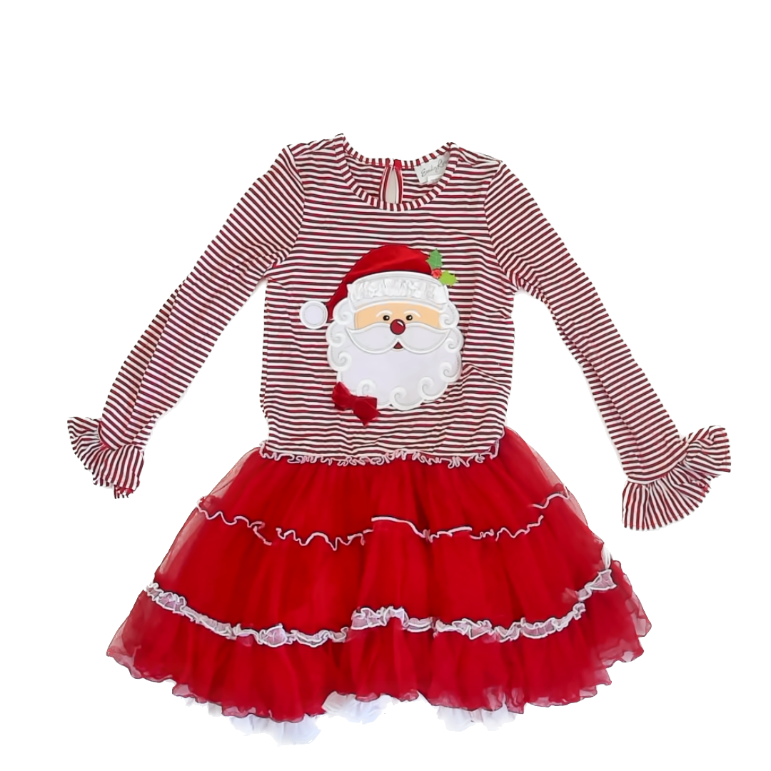 Emily Rose Girls Red | White | Santa Dress Size: 8 Red | White | Santa