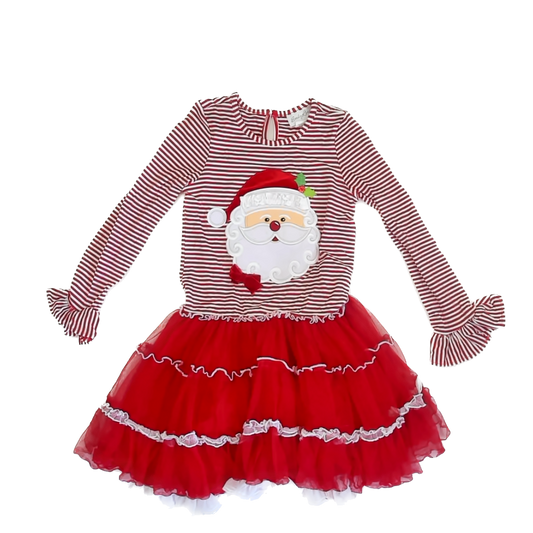 Emily Rose Girls Red | White | Santa Dress Size: 8 Red | White | Santa
