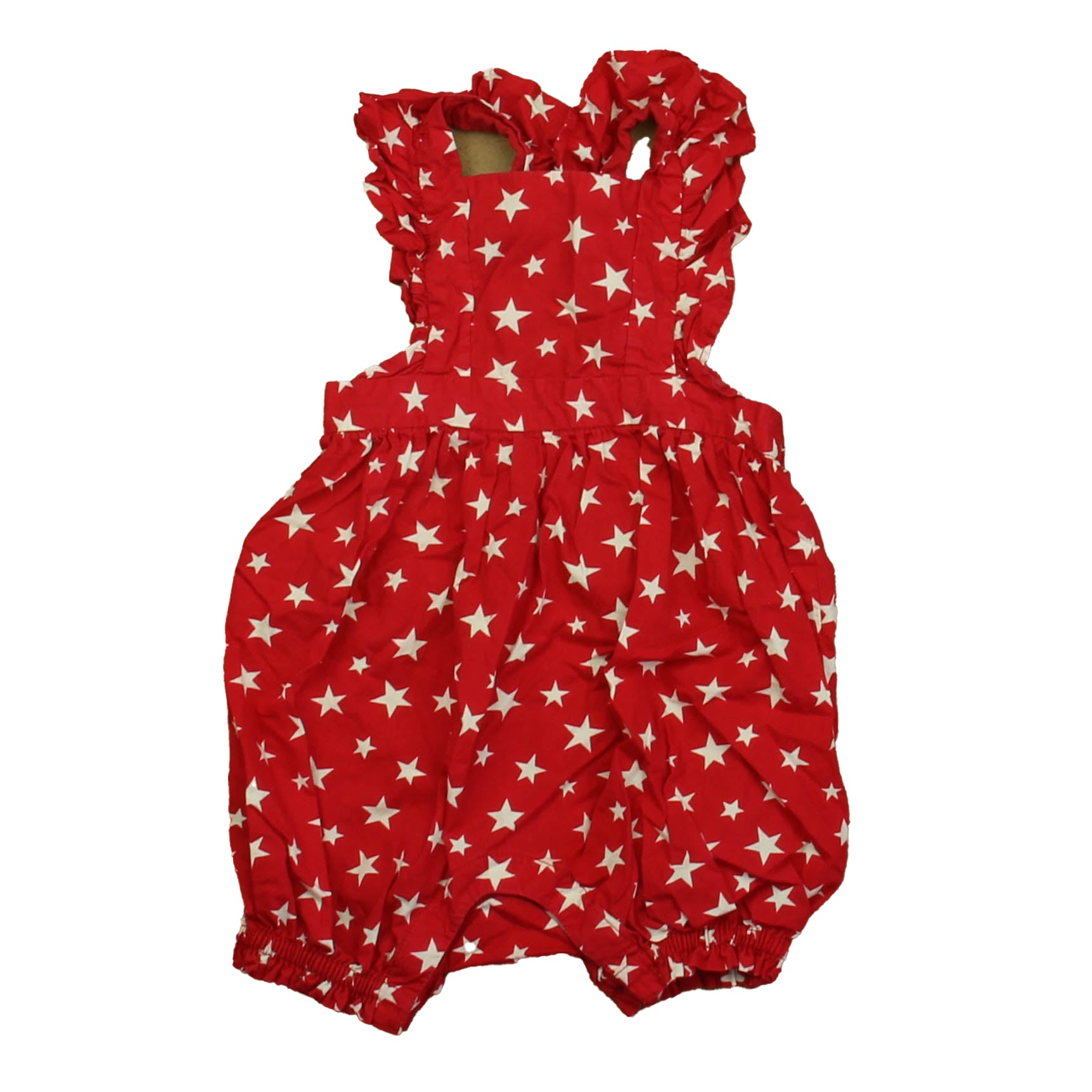 Gap Girls Red | White Stars Romper Size: 12-18 Months Red | White Stars