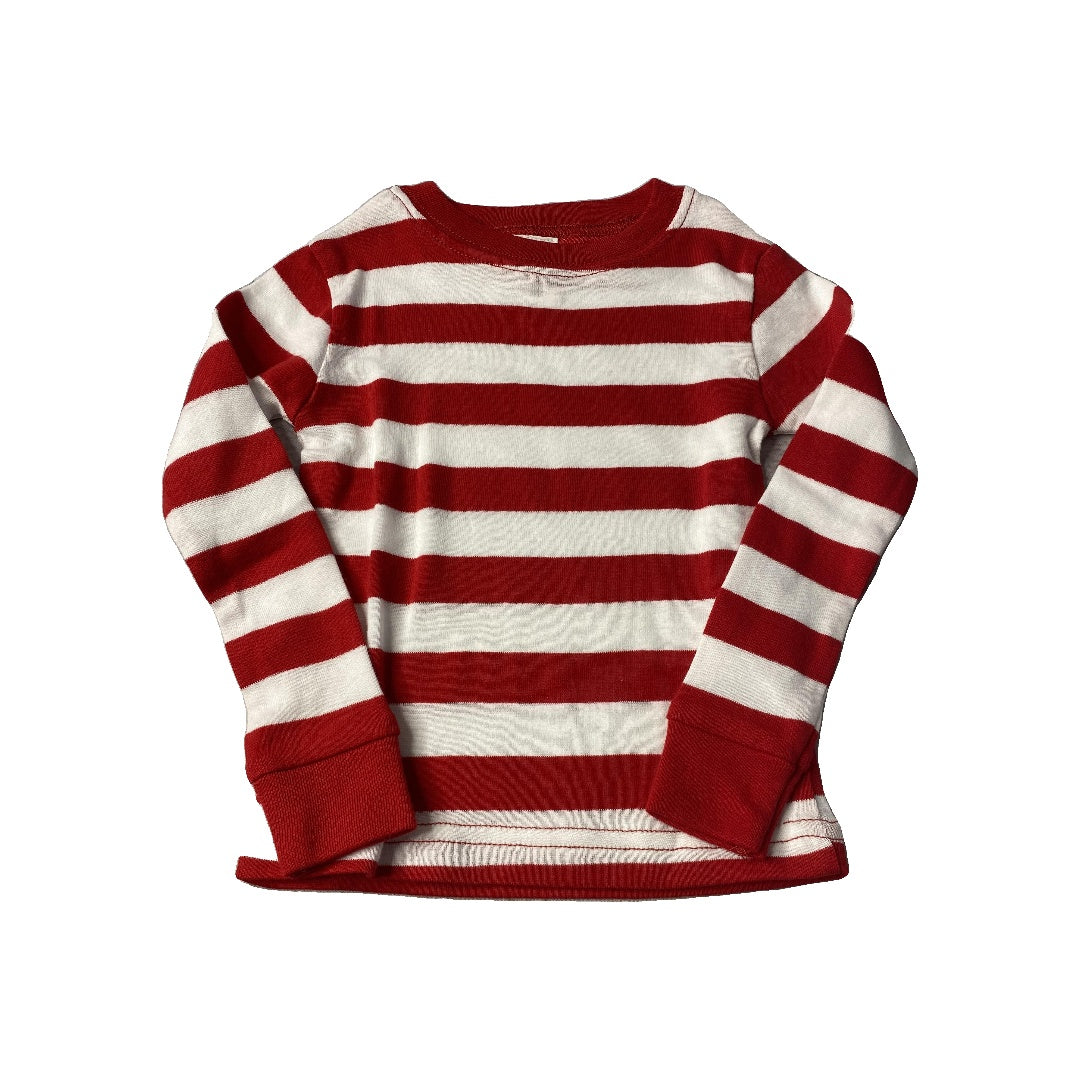 Under The Nile Unisex Red | White | Stripe Pajamas Size: 18 months Red | White | Stripe