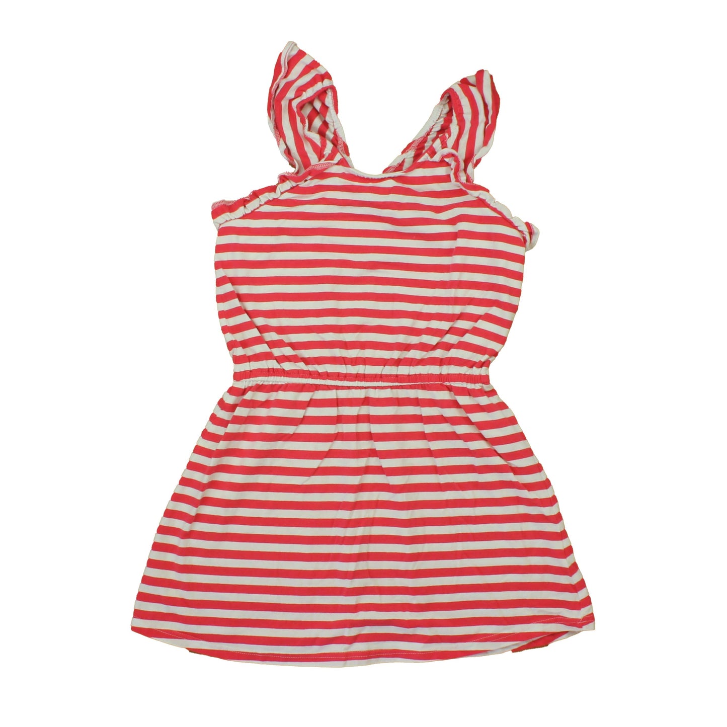 Rockets Of Awesome Girls Red | White | Stripes Dress Size: 10 Years