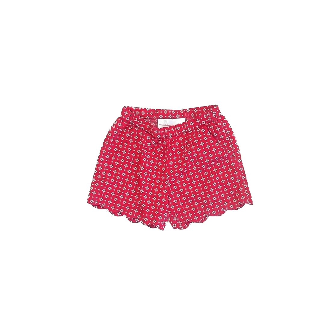 Hanna Andersson Girls Red White Shorts Size: 8 Years Red White