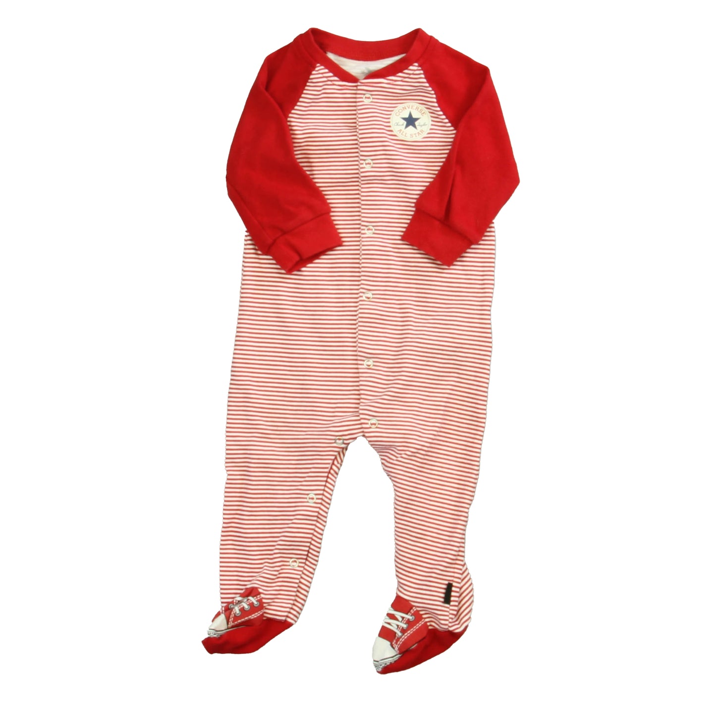 Converse Boys Red | White Long Sleeve Outfit Size: 9 Months