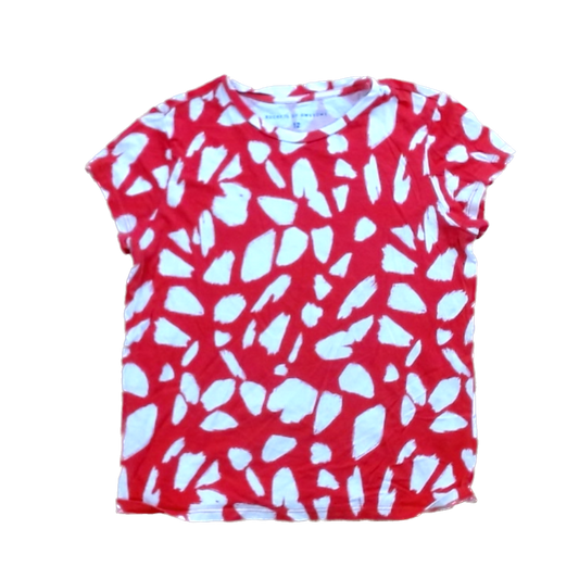 Rockets Of Awesome Girls Red | White T-Shirt Size: 12 Years Red | White