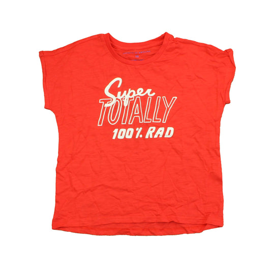 Rockets Of Awesome Girls Red | White T-Shirt Size: 10 Years