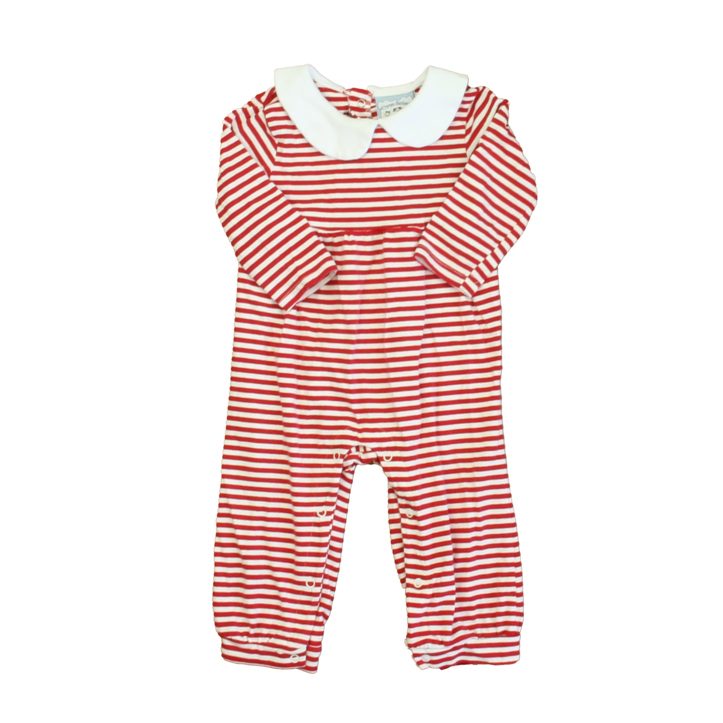 Three Sisters Girls Red | White Long Sleeve Outfit Size: 12 Months Red | White