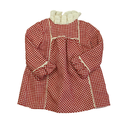 Miranda Girls Red | White Dress Size: 24 Months