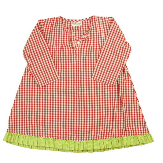 RedBeans Girls Red | White Dress Size: 3T Red | White