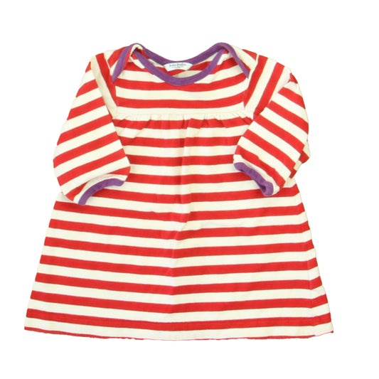 Boden Girls Red | White Dress Size: 3-6 Months